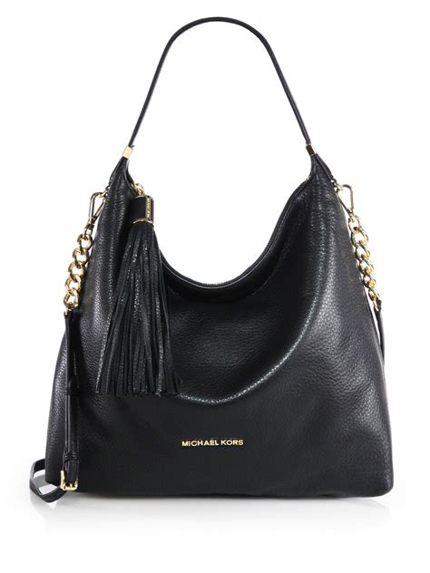 michael kors shoulder bag with tassel|michael kors large shoulder bag.